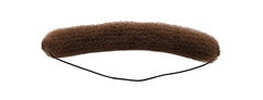 Crespo corto 18 cm - Con elastico Castano