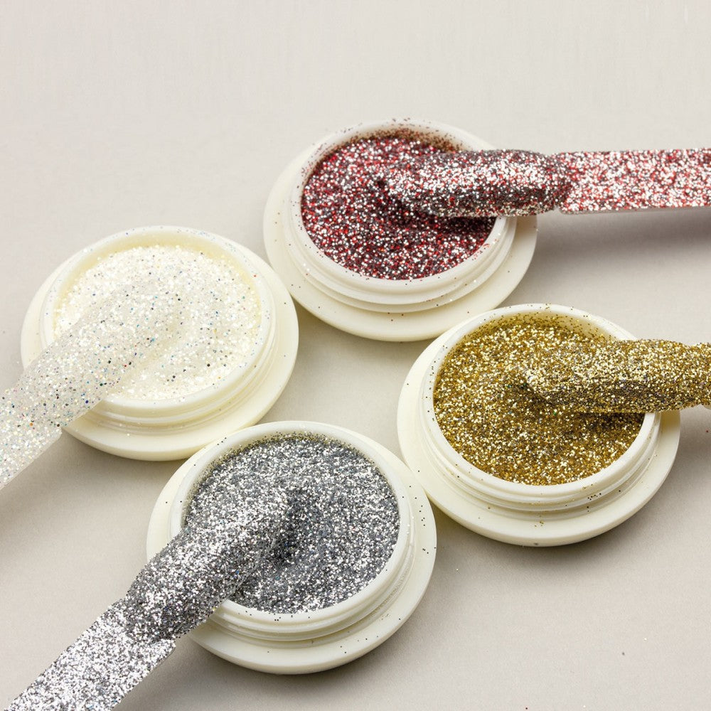 7654 Silver - Chrome Glitter Flash
