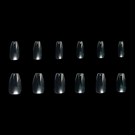 7656 Ballerina corta Nail Gel Tips Estrosa - 12 misure 240 pz