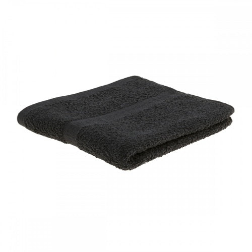 ASCIUGAMANO SPUGNA NERO 50x90