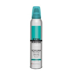Evin Rhose Mousse Per Capelli Effetto Volumizzante Fissaggio Forte 300 ml