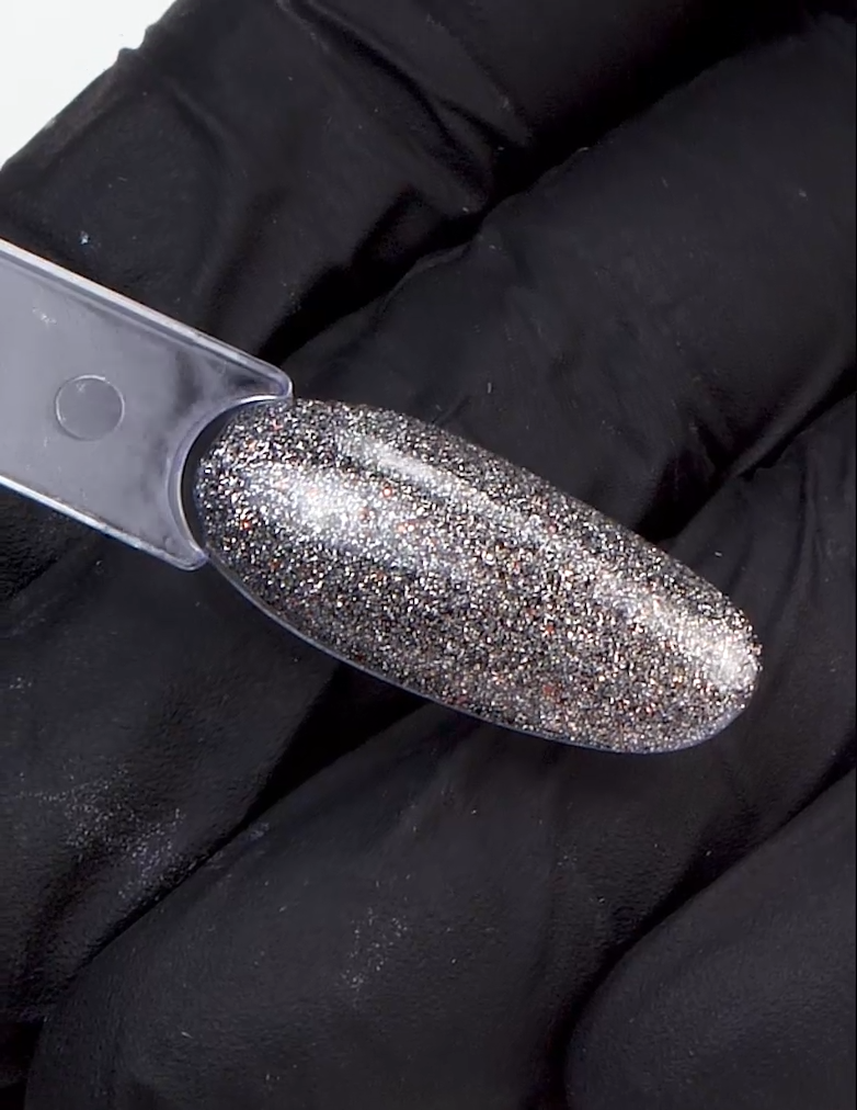 6965H Silver Glitter - Persistance semipermanente 3in1