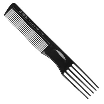 Pettine districante curvo nero cm 19 (404/50)