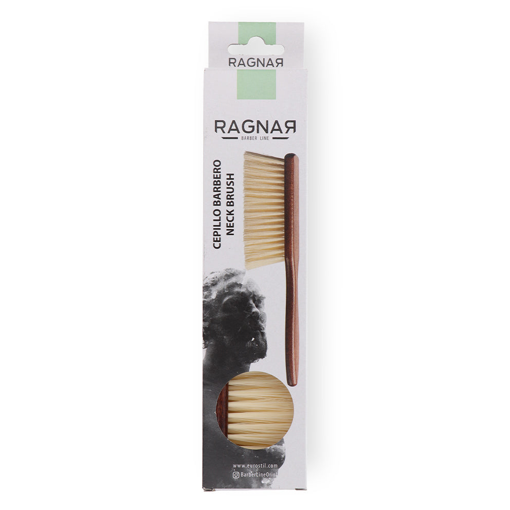 SPAZZOLA COLLO BARBIERE MANICO IN LEGNO