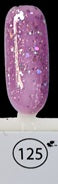 125 Lilla Glitter GEL POLISH  7 ml FLYA NAILS