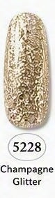 5228 Champagne Glitter GEL POLISH 7 ml FLYA NAILS