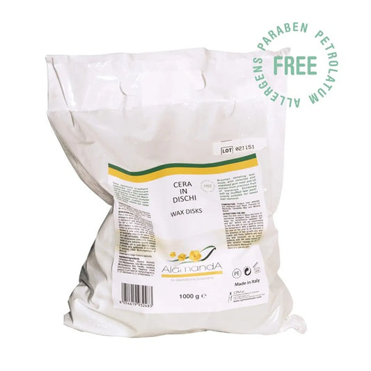 Cera depilatoria brasiliana Alamanda 1 cf in dischi da 1 kg