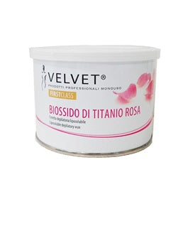 VELVET Cera Depilatoria Liposolubile Al Biossido Di Titanio Rosa 400ml