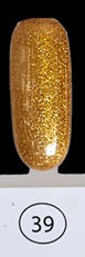 39 Glitter Oro GEL POLISH 7 ml FLYA NAILS