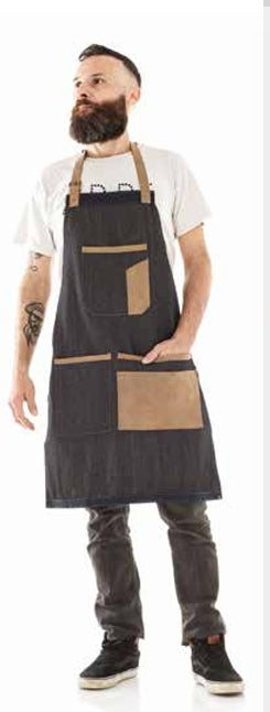 GREMBIULE DA BARBIERE DENIM TOM