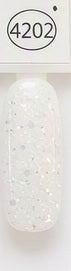 4202 Bianco ghiaccio con micro particelle scintillanti GEL POLISH 7 ml FLYA NAILS