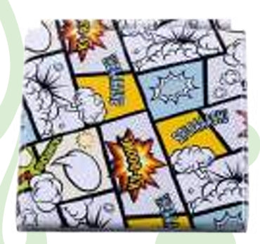 Kit specchio borsetta & mini pinza cm 6,5 decoro COMIC 2