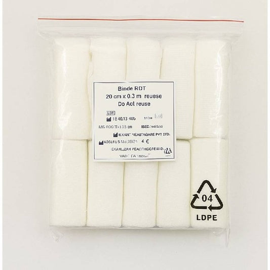 Bende per bendaggi confezione 10 pz – h10 cm l 9 mt