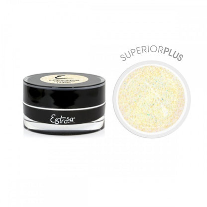 7368 Gel Super.Plus "GOLD glitter & flakes
15 ml