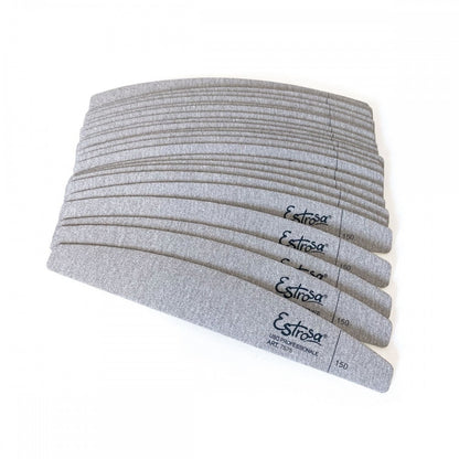 7575 150 Lima adesiva Mezzaluna zebrata - 25pz