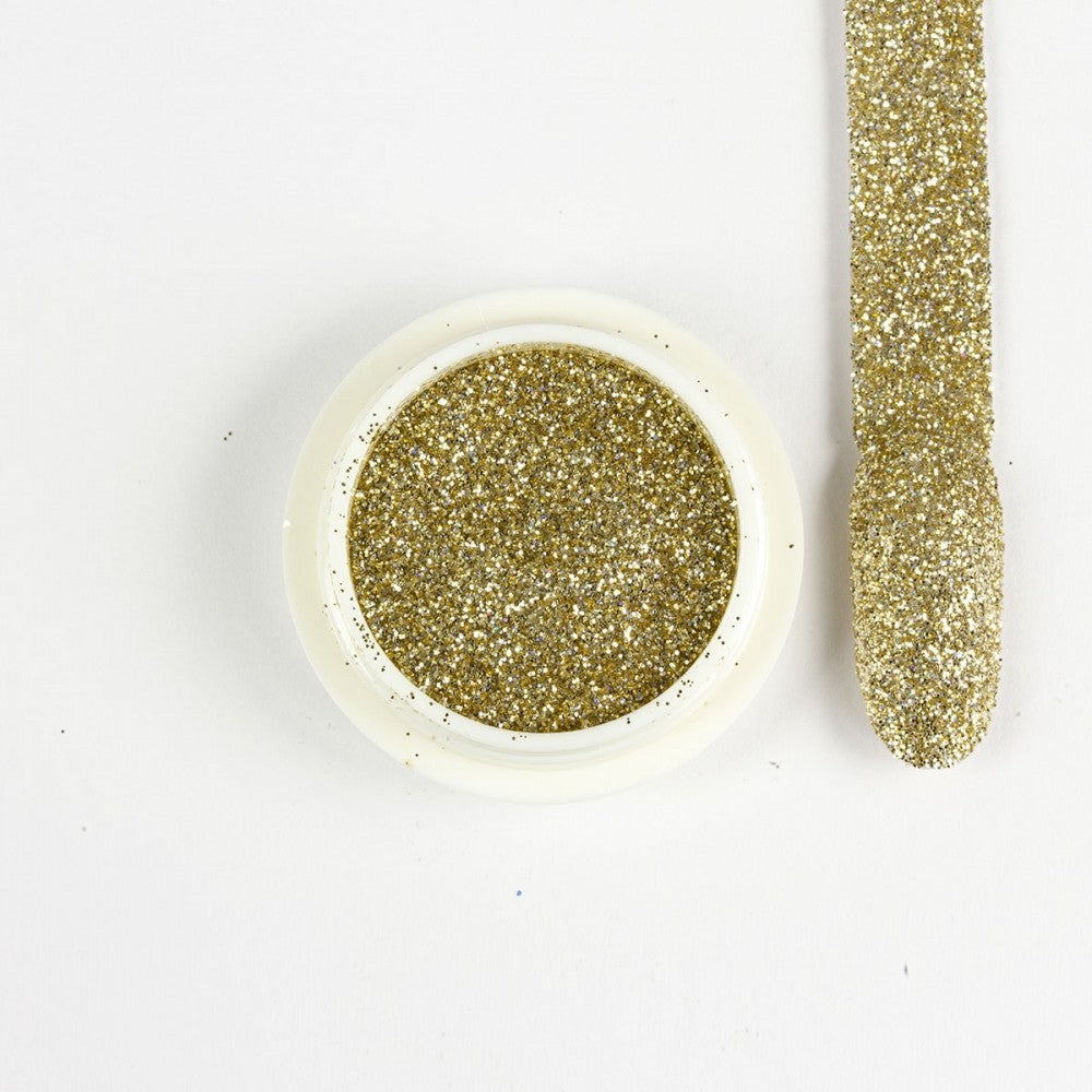 7653 Golden - Chrome Glitter Flash