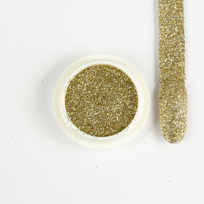 7653 Golden - Chrome Glitter Flash
