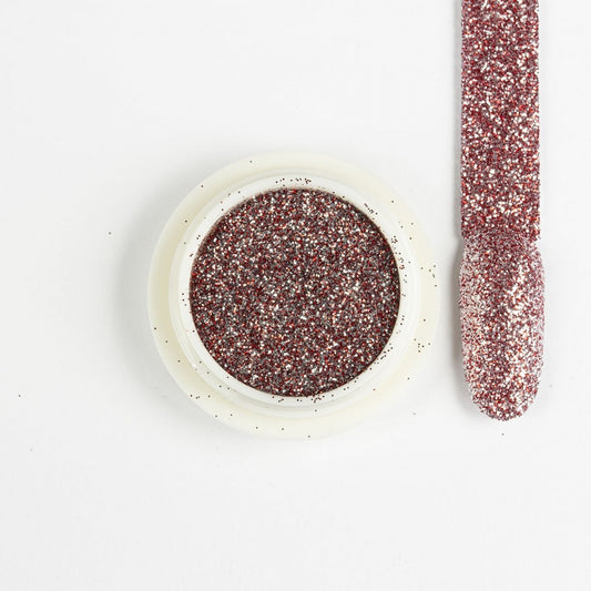 7655 Dark Red - Chrome Glitter Flash