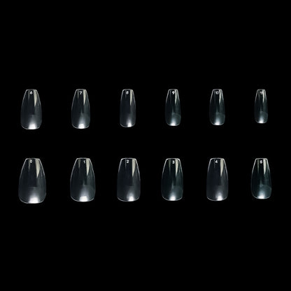 7656 Ballerina corta Nail Gel Tips Estrosa - 12 misure 240 pz