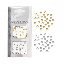 7704 Square 4 mm Borchie Metal Studs