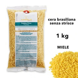 CERA BRASILIANA CERETTA SENZA STRISCE INDOLORE PALLINE MIELE CERETTA 1000 gr