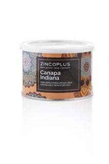 ZINCO PLUS DEPILATORY WAX THERAPY CANAPA INDIANA CERA LIPOSOLUBILE IN BARATTOLO 400 ML