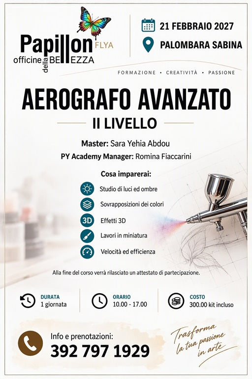 CORSO AEROGRAFO AVANZATO II LIVELLO