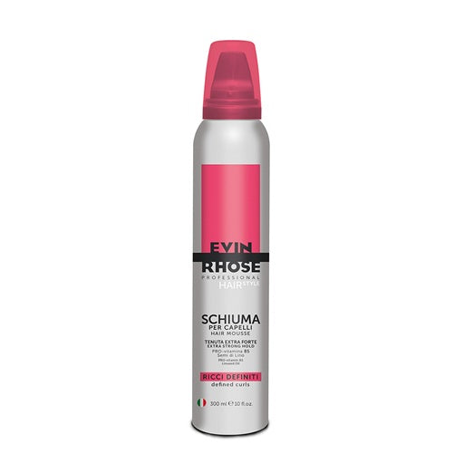 Evin Rhose Mousse Per Capelli Ricci Fissaggio Extra Forte 300 m
