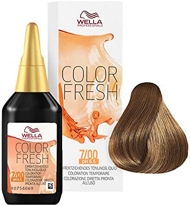 Wella Color Fresh 7/00 Biondo Medio Naturale 75ml - riflessante diretto senza ammoniaca