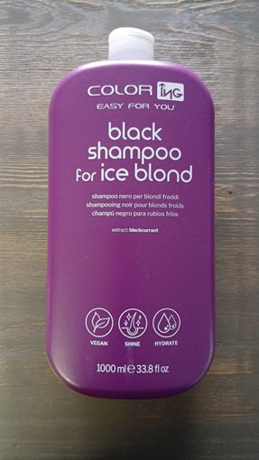 Color ING black shampoo for ice blonde  1000 ml