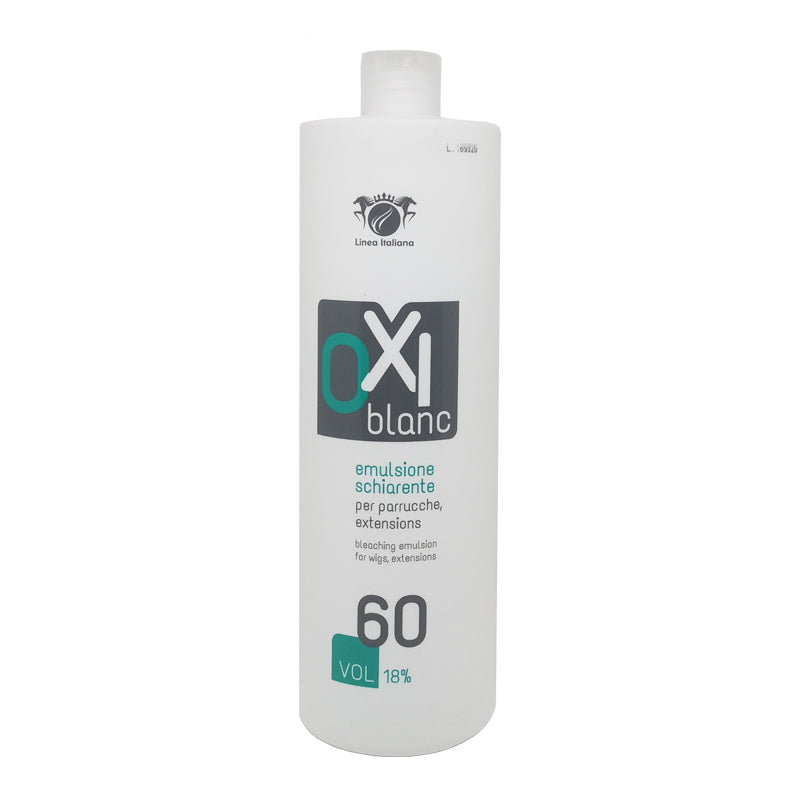 LINEA ITALIANA OXIBLANC Emulsione Schiarente per Parrucchiere, Extensions VOL 60 – 1000ml