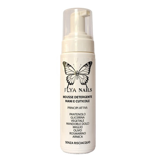 MOUSSE DETERGENTE MANI E CUTICOLE 200 ml
FLYA NAILS