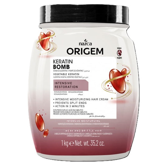 ORIGEM HAIR CREAM 1000ml KERATIN BOMB