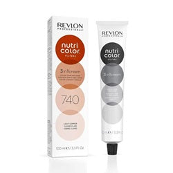 Revlon Nutri Color Creme 740 Light Copper 100 ml - maschera colore