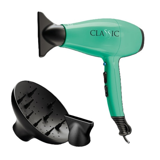 ASCIUGACAPELLI CLASSIC VERDE ACQUA GA.MA