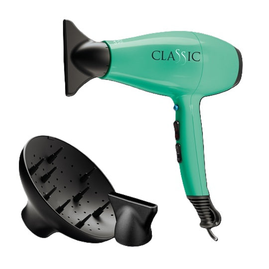 ASCIUGACAPELLI CLASSIC VERDE ACQUA GA.MA