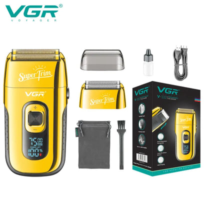 VGR V-332 – Rasoio Professionale a Lamina con Display LED