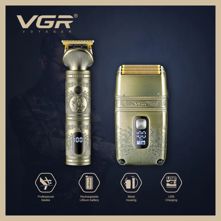 VGR V-649 – Tagliacapelli e Rasoio 2-in-1
