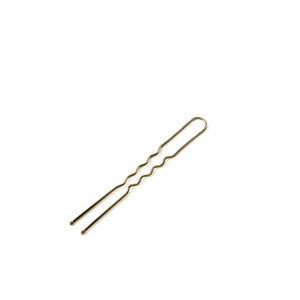 Y528 - Forcina invisibile ondulata bionda 40 pz