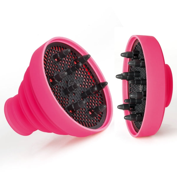 Diffusore in Silicone per Asciugacapelli (Nero, Verde Fucsia)