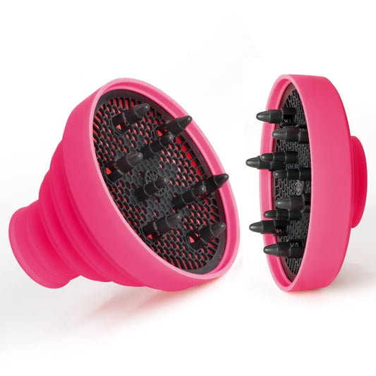 Diffusore in Silicone per Asciugacapelli (Nero, Verde Fucsia)